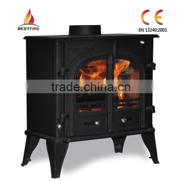 Wood Burning Cast Iron Stove 10KW (CR-C10)