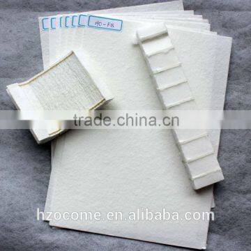 Microfiber glass ASHRAE air filter media