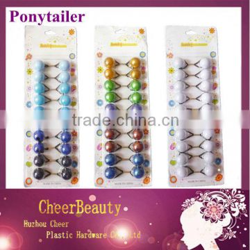 Ponytail rubber bands PT024/ponytail holder /hair bands for girls