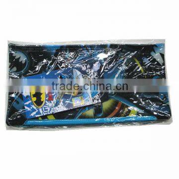 "Batman" Pvc clear zipper bag for children