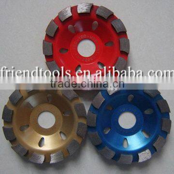 100mm Sharp Cup-shape Diamond Grinding Wheel for Hard Stones