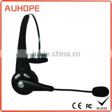 NFC one-touch-pair 5 hours talk time over-the-head voice prompt multi-point single mono earphones
