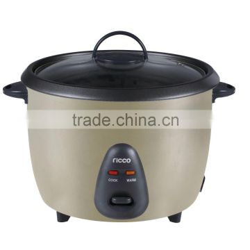 Champagne color mini rice cooker with non-stick coating inner pot