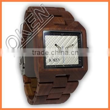 Wholesale Fashion Bamboo Watch Men Custom Logo Wrist We Wood Watch Cheap Handmade Leather Strap And 2015 Women Wooden Watches