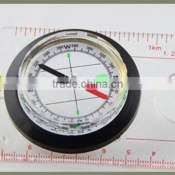 Crystal Ruler Drection Point Compass Acrylic Drawing Compass
