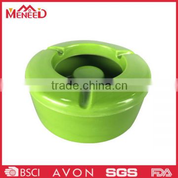 Green color heat resistant melamine windproof ashtray