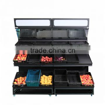 Supermarket shelf for vegetable and fruit display/ store display racks
