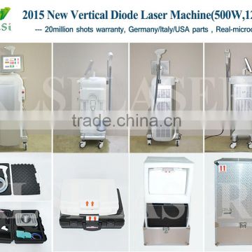Maximum 120J energy density painless 808nm diode laser hair removal machine