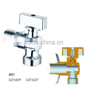 Sanitary Ware Brass Ball Angle Stop Valve