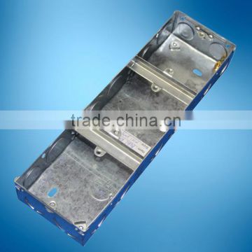 1+1+1 47mm sizes Electrical connecting metal Boxes Iraq GI boxes sizes
