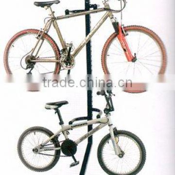 Gravity bike rack