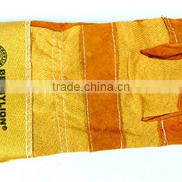 10.5'' cheap cow split leather safety welding gloves for sales