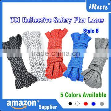 Promotions 2016 Yeezy 3M Shoelaces - Athletic Woven Reflective Shoe Laces - 3M Safety Flat Laces - eBay/Amazon Supplier