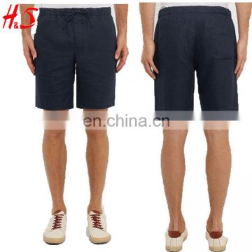 Wholesale New Fashion Men's Short Custom Cheap Price Linen Drawsting Shorts