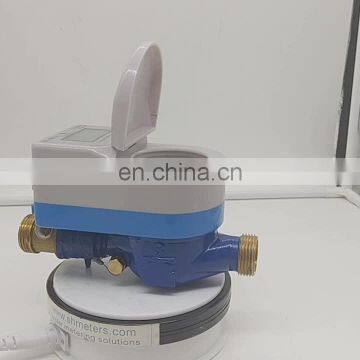 DN15 mm Wireless  prepaid system  water flow meter