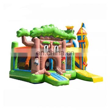 fairytale inflatable bouncer jumping bouncy castle bounce house with slide