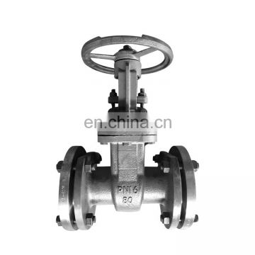 high quality russia standard carbon steel cast iron thread flange type water gate valve