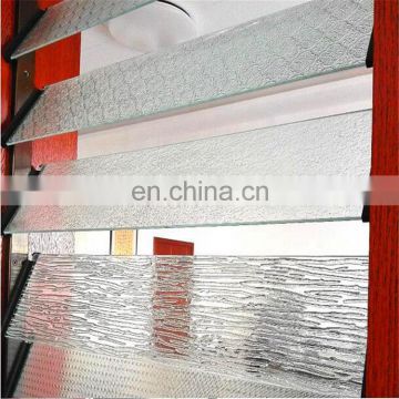 Nashiji louver glass patterned for window clearstory