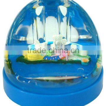 Acrylic Heart Shape Liquid Snow Globe, Water Ball, Acrylic Pen Holder