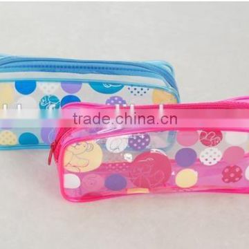 Top selling pvc plastic color pencil case