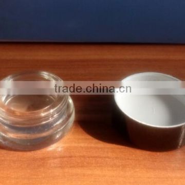 New Design 3ml cosmetic face jar with black cap