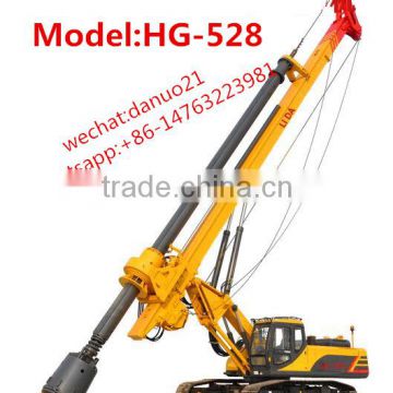 hot sale construction hydraulic auger drilling rig / pile driving machine / screw pile driver