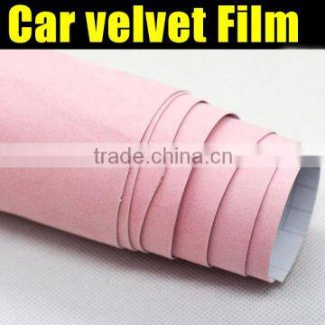 Automobile Pink Velvet Foil for Wrapping