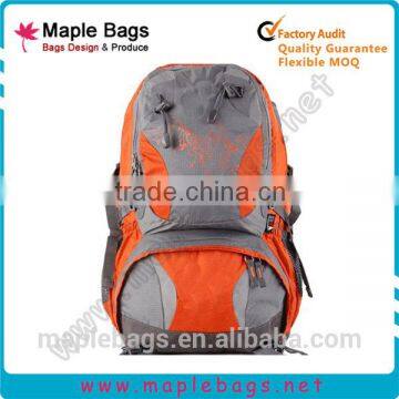 Orange Backpack Soccer Bag with Compartment