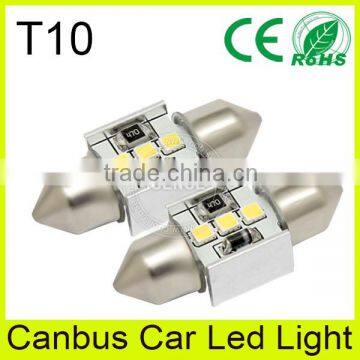 T10 bulb socket festoon reading led lamp, van white led lamp guangzhou auto parts