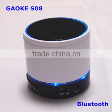 S08 Trend mini round bluetooth speaker, loudspeaker
