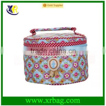 BALI Vintage inspired flower design makeup box cosmetic cases