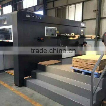 high speed cardboard flat die cutting and creasing machine