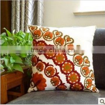 High quality 100%cotton canvas towel embroidered decorative cushion covers, sofa covers