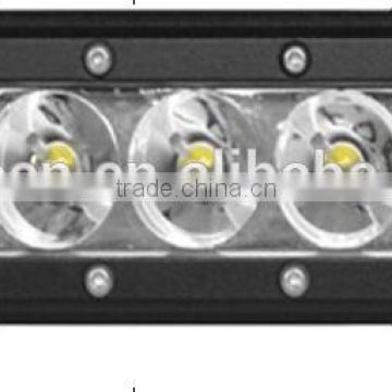 Single Row led light bar,9w off road tractor light bar ,12v 9w offroad led light bar, spot light off roadled work light