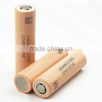 Original import from Korea LG battery 18650 battery 3.7v LG battery LGHD2C 2100 mAh 22A 18650 lithium rechargeable battery