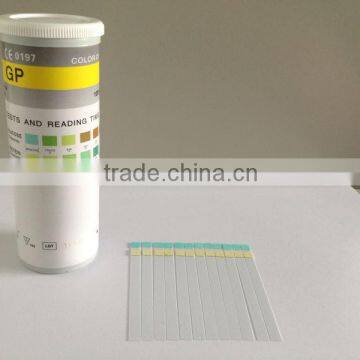 Hot sell uric 2v GP urinalysis test strips