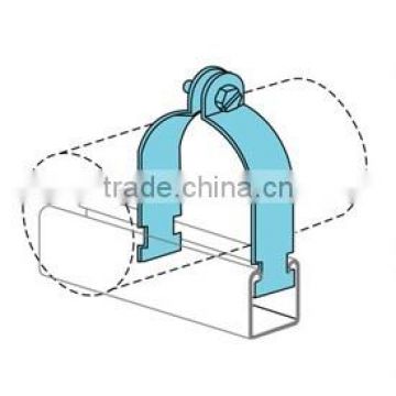 Oval pipe clamp