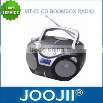 Portable usb mp3 radio cd boombox