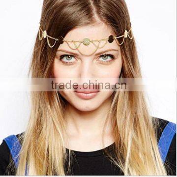 MS60168L golden sequin fashion women european hair accessories
