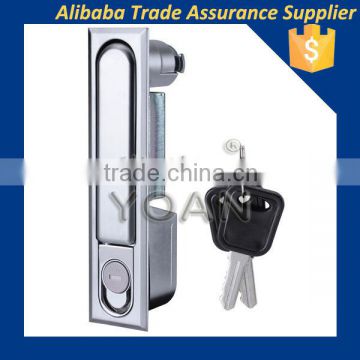 Black zinc safety cylinder electric door handle lock