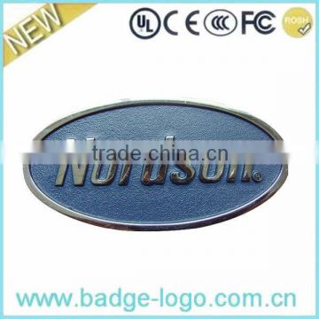 high-quality personalized Oval shaped metal nameplates/nameplate manufacturers