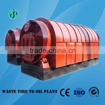 Waste plastic or tyre recycling plant waste rubber pyrolysis