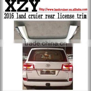 2016 land crusier rear license trim for 2016 FJ200