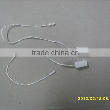 garment plastic string locking tag