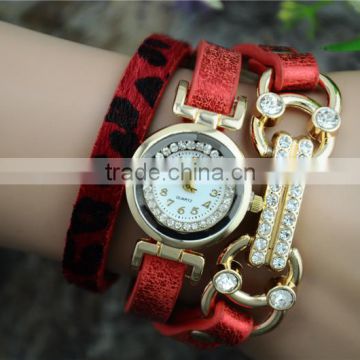 2016 new trendy women watches leopard cheap women wristwatches