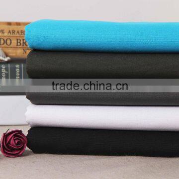 T/C stretch woven fabric plain weave dyed 80 cotton 20 polyester stretch fabric knit jersey fabric for t shirt