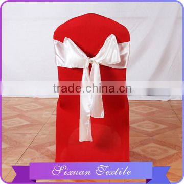 2016 Newest Plain Dyed Wedding Satin Chair sashes for weddings wholesale