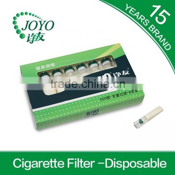 Disposable reduce tar tobacco filter cigarette holder