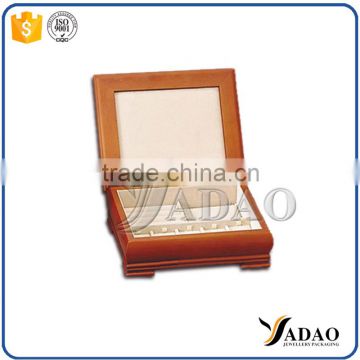 Brown glossy girls jewelry box wooden Brown glossy wooden jewelry box in china