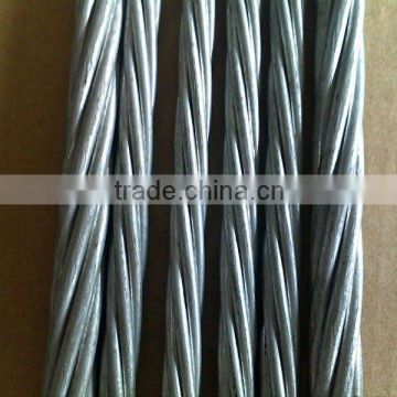 6*7+iws steel wire rope for mining felling cableway winch